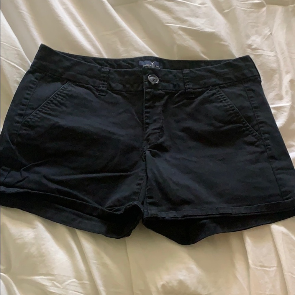 AEO stretch midi shorts